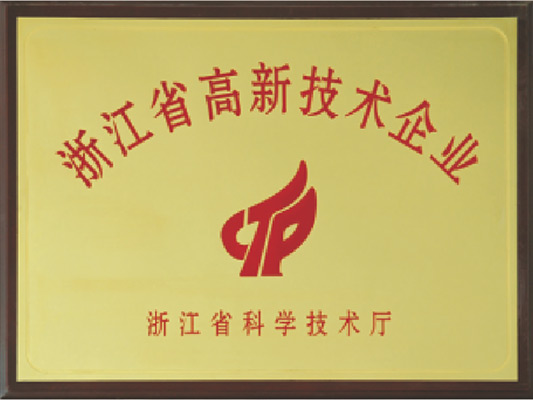 Hi-tech Enterprise of Zhejiang Province