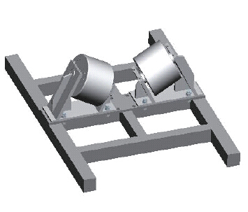 Pipe roller carrier